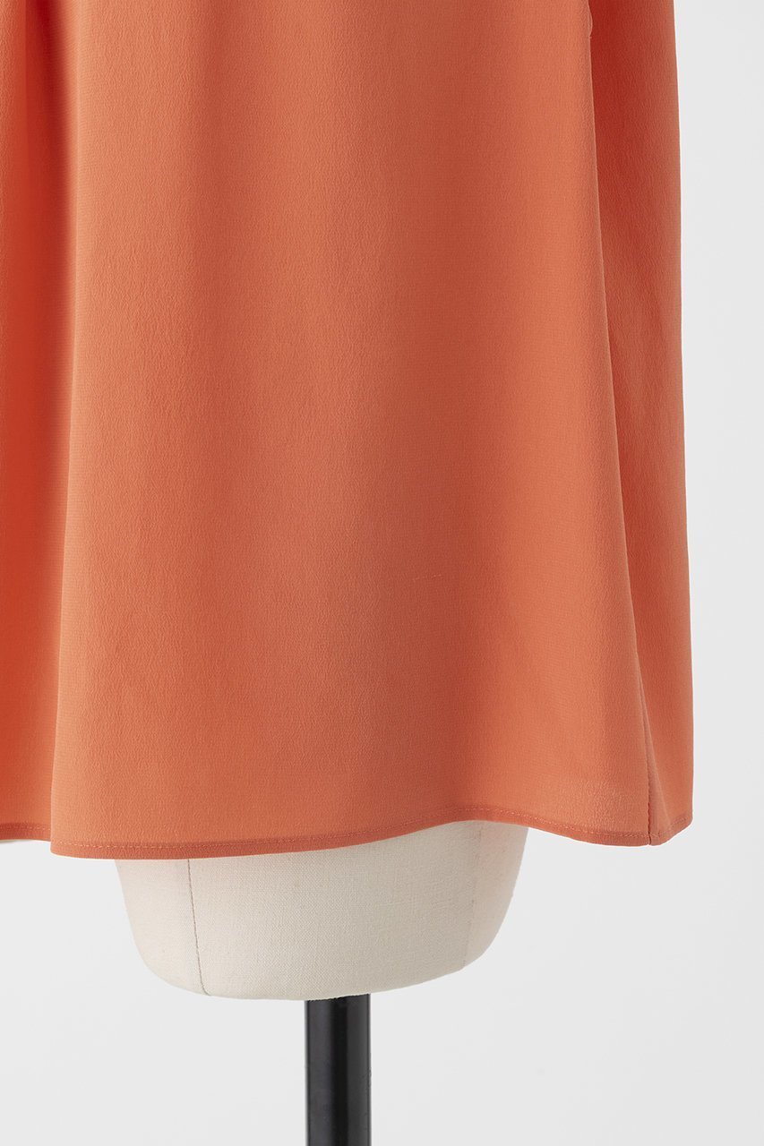 【オーヴィル/EAUVIRE】のタックハイネックブラウス 人気、トレンドファッション・服の通販 founy(ファニー) 　ファッション　Fashion　レディースファッション　Fashion for Women　トップス・カットソー　Cut & Sew Tops　シャツ・ブラウス・オフィスカジュアル　Elegant Blouses & Button-Ups　ショート　Short, Short Length　シルク　Silk, 100% Silk　ジャケット　Jacket, Outerwear　スリーブ　Sleeve, Long Sleeve / Short Sleeve　ドレープ　Drape, Draping Fabric　ハイネック　High Neck, Mock Neck　エレガント 上品　Elegant　新作・新入荷　New Arrivals / New In　other-6|ID: prp329100004933078 ipo3291000000037026999