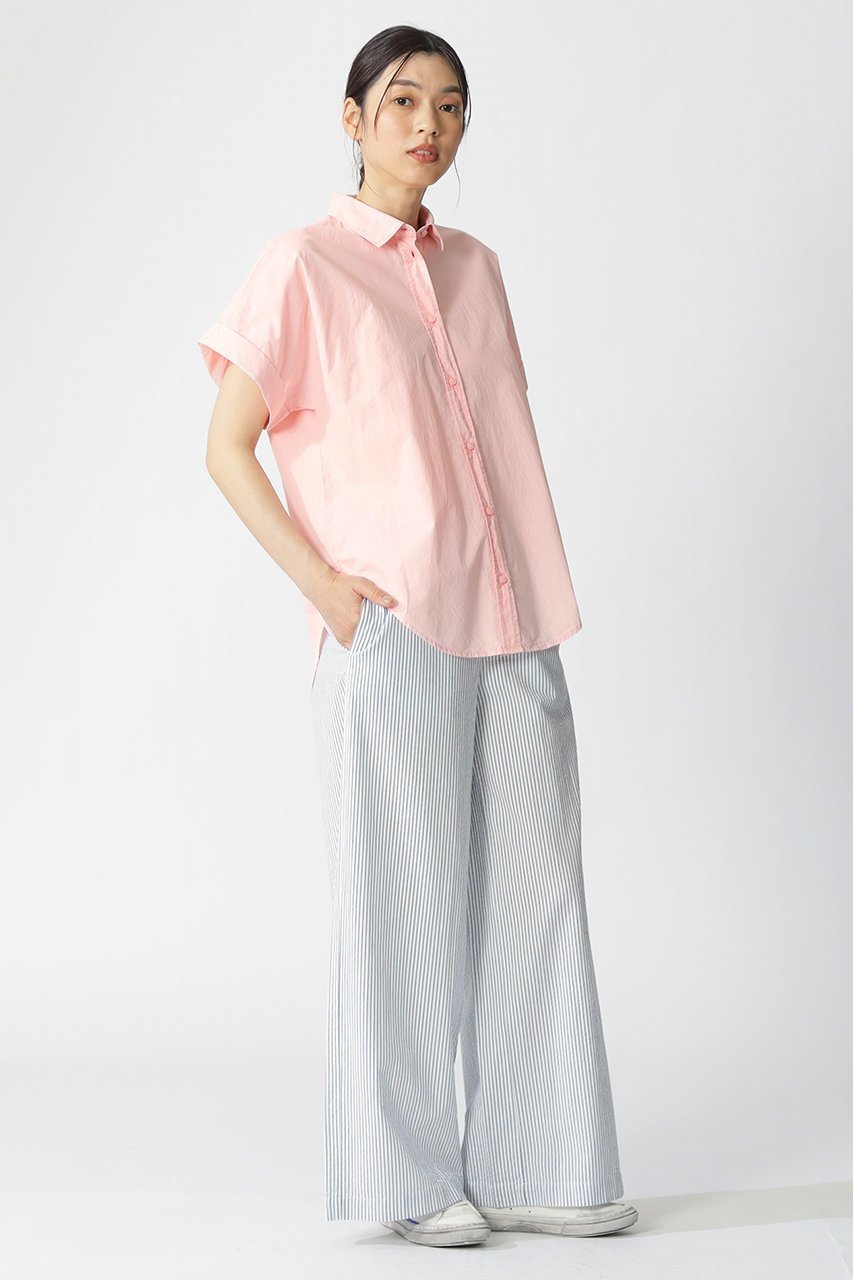 【エコアルフ/ECOALF】のISABEL シャツ / ISABEL SHIRT WOMAN 人気、トレンドファッション・服の通販 founy(ファニー) 　ファッション　Fashion　レディースファッション　Fashion for Women　トップス・カットソー　Cut & Sew Tops　シャツ・ブラウス・オフィスカジュアル　Elegant Blouses & Button-Ups　コレクション　Collection, Seasonal Line　ショート　Short, Short Length　スリーブ　Sleeve, Long Sleeve / Short Sleeve　ヴィンテージ　Vintage Style　半袖　Short Sleeve, Half Sleeve　新作・新入荷　New Arrivals / New In　other-5|ID: prp329100004933081 ipo3291000000037027013
