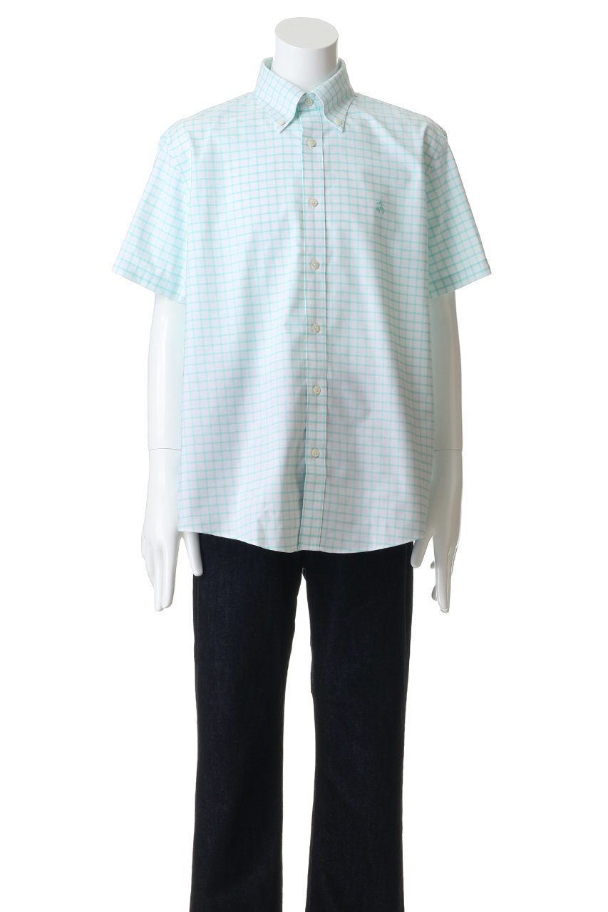 【ブルックス ブラザーズ/Brooks Brothers / MEN】の【MEN】ノンアイロン ストレッチオックスフォード GFロゴ シーズナルパターン ショートスリーブスポーツシャツ Regular Fit 人気、トレンドファッション・服の通販 founy(ファニー) 　ファッション　Fashion　メンズファッション　Fashion for Men　ショート　Short, Short Length　ストレッチ　Stretch, Stretchy Fabric　スリーブ　Sleeve, Long Sleeve / Short Sleeve　ビジネス 仕事 通勤　Business / Work / Commuting　半袖　Short Sleeve, Half Sleeve　新作・新入荷　New Arrivals / New In　other-2|ID: prp329100004933083 ipo3291000000037027026