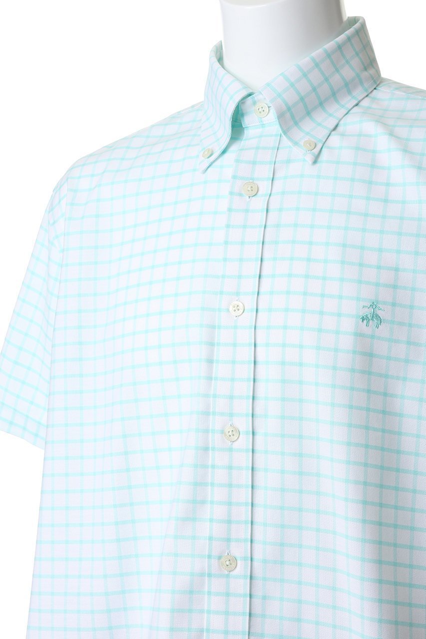 【ブルックス ブラザーズ/Brooks Brothers / MEN】の【MEN】ノンアイロン ストレッチオックスフォード GFロゴ シーズナルパターン ショートスリーブスポーツシャツ Regular Fit 人気、トレンドファッション・服の通販 founy(ファニー) 　ファッション　Fashion　メンズファッション　Fashion for Men　ショート　Short, Short Length　ストレッチ　Stretch, Stretchy Fabric　スリーブ　Sleeve, Long Sleeve / Short Sleeve　ビジネス 仕事 通勤　Business / Work / Commuting　半袖　Short Sleeve, Half Sleeve　新作・新入荷　New Arrivals / New In　other-5|ID: prp329100004933083 ipo3291000000037027029