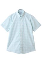 【ブルックス ブラザーズ/Brooks Brothers / MEN】の【MEN】ノンアイロン ストレッチオックスフォード GFロゴ シーズナルパターン ショートスリーブスポーツシャツ Regular Fit ライトグリーン|ID: prp329100004933083 ipo3291000000037241120