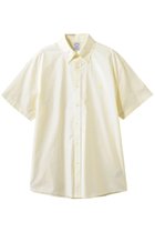 【ブルックス ブラザーズ/Brooks Brothers / MEN】の【MEN】ノンアイロン ストレッチオックスフォード GFロゴ シーズナルカラー ショートスリーブスポーツシャツ Regular Fit ライトイエロー|ID: prp329100004933084 ipo3291000000037027032