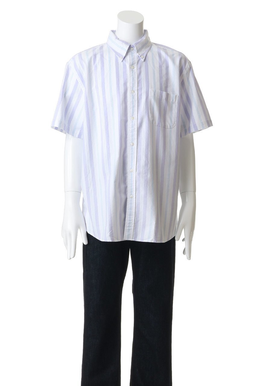 【ブルックス ブラザーズ/Brooks Brothers / MEN】の【MEN】コットン オックスフォード ストライプ ショートスリーブ フライデーシャツ 人気、トレンドファッション・服の通販 founy(ファニー) 　ファッション　Fashion　メンズファッション　Fashion for Men　ウォッシュ　Washed Finish　ショート　Short, Short Length　ストライプ　Stripe, Striped Pattern　スリーブ　Sleeve, Long Sleeve / Short Sleeve　バランス　Balance, Style Balance　ヴィンテージ　Vintage Style　新作・新入荷　New Arrivals / New In　other-2|ID: prp329100004933086 ipo3291000000037027044