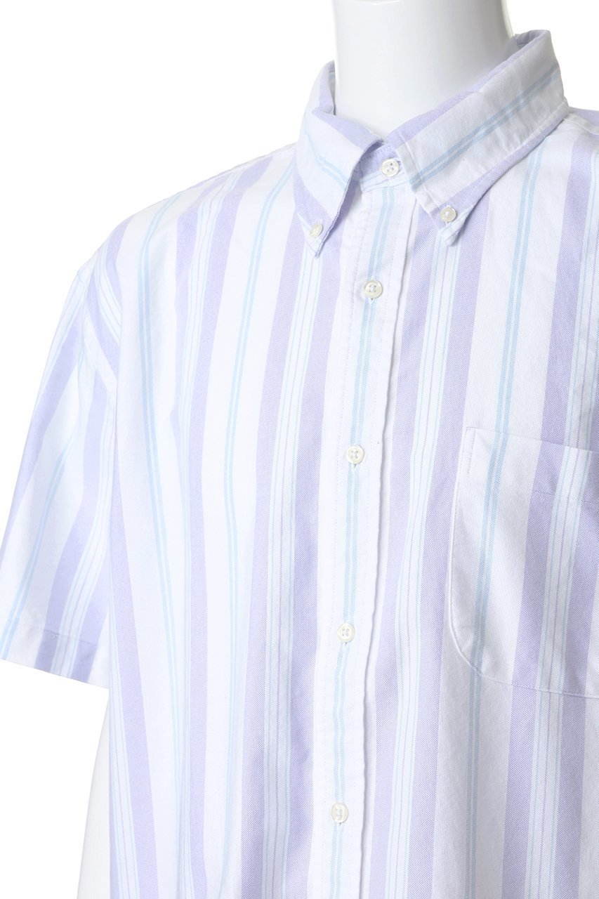 【ブルックス ブラザーズ/Brooks Brothers / MEN】の【MEN】コットン オックスフォード ストライプ ショートスリーブ フライデーシャツ 人気、トレンドファッション・服の通販 founy(ファニー) 　ファッション　Fashion　メンズファッション　Fashion for Men　ウォッシュ　Washed Finish　ショート　Short, Short Length　ストライプ　Stripe, Striped Pattern　スリーブ　Sleeve, Long Sleeve / Short Sleeve　バランス　Balance, Style Balance　ヴィンテージ　Vintage Style　新作・新入荷　New Arrivals / New In　other-5|ID: prp329100004933086 ipo3291000000037027049