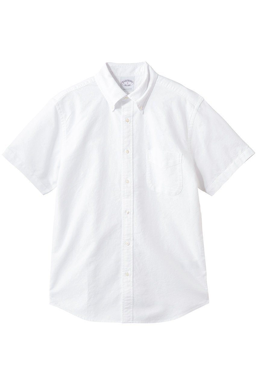 【ブルックス ブラザーズ/Brooks Brothers / MEN】の【MEN】コットン オックスフォード ショートスリーブ フライデーシャツ 人気、トレンドファッション・服の通販 founy(ファニー) 　ファッション　Fashion　メンズファッション　Fashion for Men　ウォッシュ　Washed Finish　ショート　Short, Short Length　スリーブ　Sleeve, Long Sleeve / Short Sleeve　バランス　Balance, Style Balance　ヴィンテージ　Vintage Style　新作・新入荷　New Arrivals / New In　 other-1|ID: prp329100004933088 ipo3291000000037027053