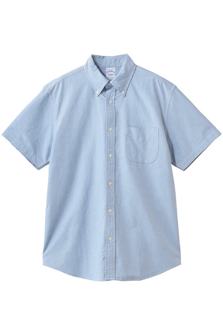【ブルックス ブラザーズ/Brooks Brothers / MEN】の【MEN】コットン オックスフォード ショートスリーブ フライデーシャツ インテリア・キッズ・メンズ・レディースファッション・服の通販 founy(ファニー) 　ファッション　Fashion　メンズファッション　Fashion for Men　ウォッシュ　Washed Finish　ショート　Short, Short Length　スリーブ　Sleeve, Long Sleeve / Short Sleeve　バランス　Balance, Style Balance　ヴィンテージ　Vintage Style　新作・新入荷　New Arrivals / New In　ライトブルー|ID: prp329100004933088 ipo3291000000037027056