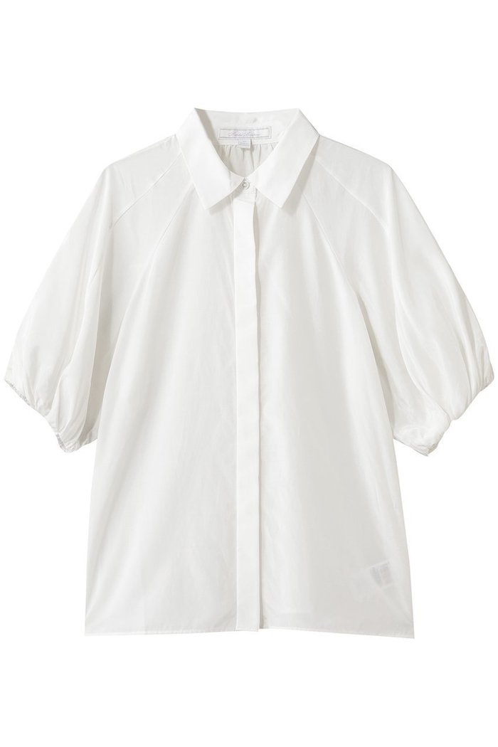 【ブルックス ブラザーズ/Brooks Brothers】のシルク/コットン バブルスリーブ ブラウス インテリア・キッズ・メンズ・レディースファッション・服の通販 founy(ファニー) https://founy.com/ ファッション Fashion レディースファッション Fashion for Women トップス・カットソー Cut & Sew Tops シャツ・ブラウス・オフィスカジュアル Elegant Blouses & Button-Ups おすすめ Recommended / Our Picks エレガント 上品 Elegant ショート Short, Short Length シルク Silk, 100% Silk スリーブ Sleeve, Long Sleeve / Short Sleeve ハーフ Half, Half-Length フェミニン Feminine, Girly フレア Flare, Flared フロント Front, Front Design ボトム Bottoms, Lower Wear ポケット Pocket, Pocket Detail マニッシュ Mannish, Boyish ワイド Wide, Wide Fit 半袖 Short Sleeve, Half Sleeve 新作・新入荷 New Arrivals / New In 無地 Plain, Solid Color |ID: prp329100004933092 ipo3291000000037027084
