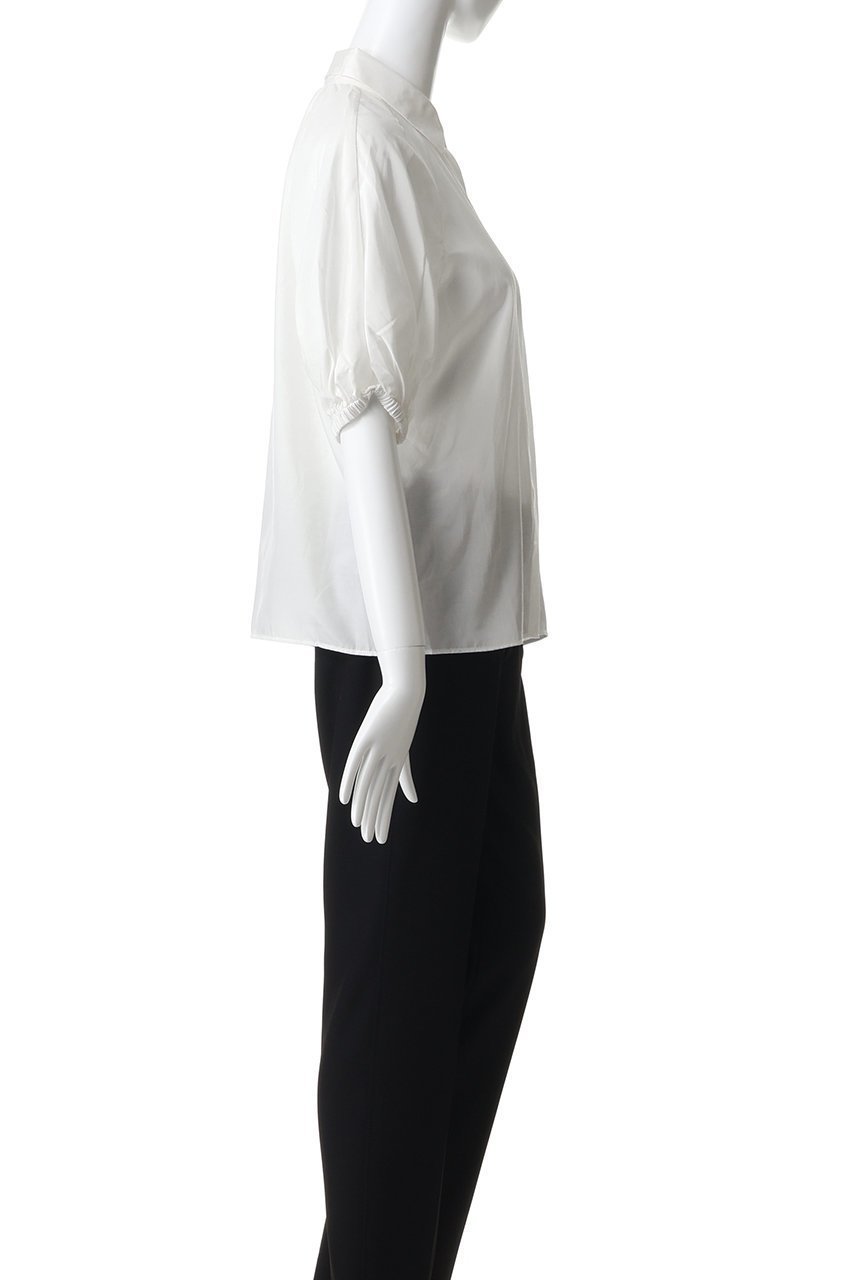 【ブルックス ブラザーズ/Brooks Brothers】のシルク/コットン バブルスリーブ ブラウス 人気、トレンドファッション・服の通販 founy(ファニー) 　ファッション　Fashion　レディースファッション　Fashion for Women　トップス・カットソー　Cut & Sew Tops　シャツ・ブラウス・オフィスカジュアル　Elegant Blouses & Button-Ups　おすすめ　Recommended / Our Picks　エレガント 上品　Elegant　ショート　Short, Short Length　シルク　Silk, 100% Silk　スリーブ　Sleeve, Long Sleeve / Short Sleeve　ハーフ　Half, Half-Length　フェミニン　Feminine, Girly　フレア　Flare, Flared　フロント　Front, Front Design　ボトム　Bottoms, Lower Wear　ポケット　Pocket, Pocket Detail　マニッシュ　Mannish, Boyish　ワイド　Wide, Wide Fit　半袖　Short Sleeve, Half Sleeve　新作・新入荷　New Arrivals / New In　無地　Plain, Solid Color　other-3|ID: prp329100004933092 ipo3291000000037027087