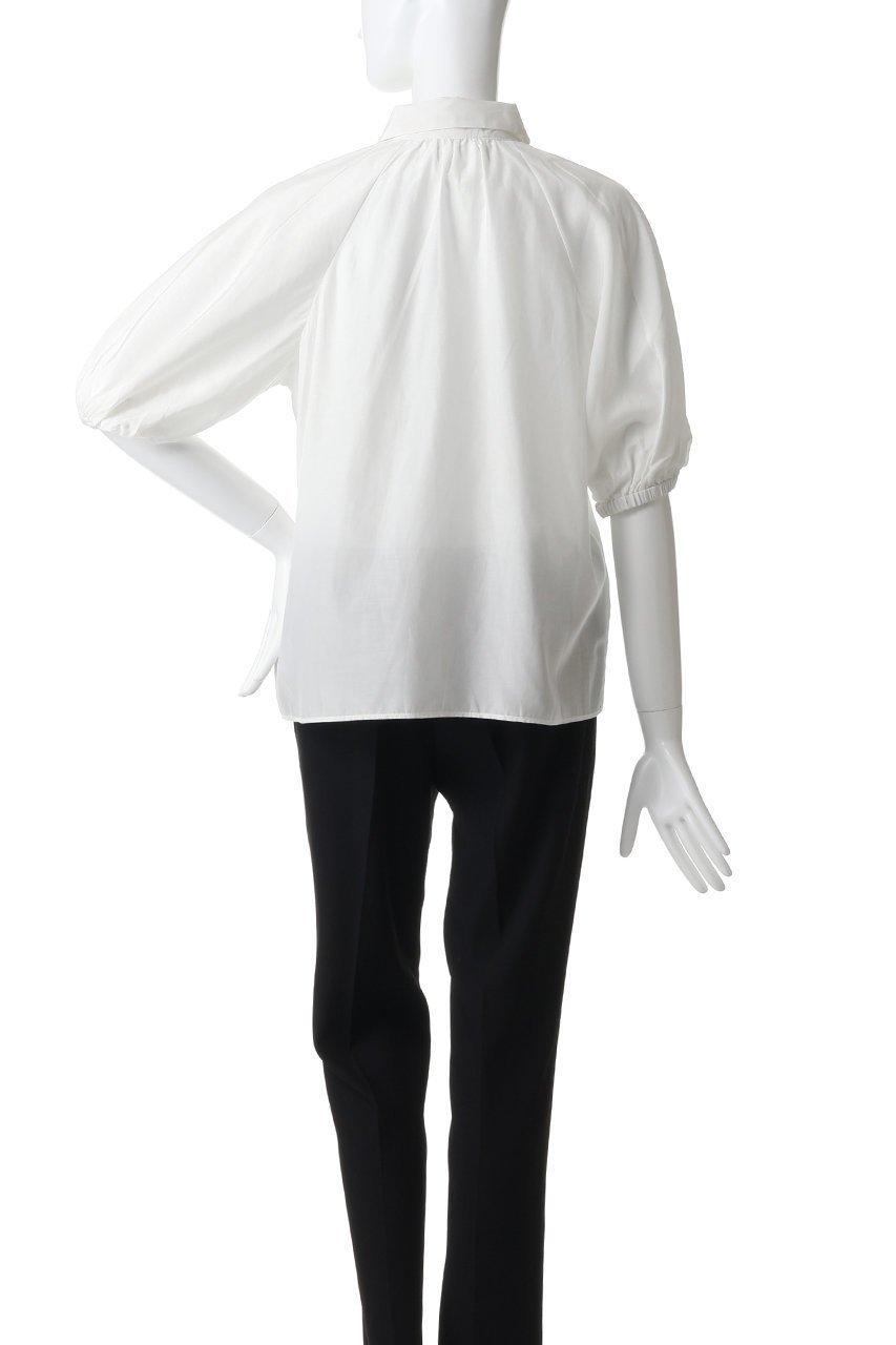 【ブルックス ブラザーズ/Brooks Brothers】のシルク/コットン バブルスリーブ ブラウス 人気、トレンドファッション・服の通販 founy(ファニー) 　ファッション　Fashion　レディースファッション　Fashion for Women　トップス・カットソー　Cut & Sew Tops　シャツ・ブラウス・オフィスカジュアル　Elegant Blouses & Button-Ups　おすすめ　Recommended / Our Picks　エレガント 上品　Elegant　ショート　Short, Short Length　シルク　Silk, 100% Silk　スリーブ　Sleeve, Long Sleeve / Short Sleeve　ハーフ　Half, Half-Length　フェミニン　Feminine, Girly　フレア　Flare, Flared　フロント　Front, Front Design　ボトム　Bottoms, Lower Wear　ポケット　Pocket, Pocket Detail　マニッシュ　Mannish, Boyish　ワイド　Wide, Wide Fit　半袖　Short Sleeve, Half Sleeve　新作・新入荷　New Arrivals / New In　無地　Plain, Solid Color　other-4|ID: prp329100004933092 ipo3291000000037027088