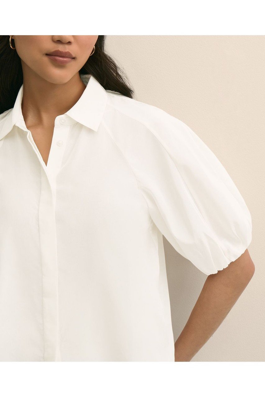 【ブルックス ブラザーズ/Brooks Brothers】のシルク/コットン バブルスリーブ ブラウス 人気、トレンドファッション・服の通販 founy(ファニー) 　ファッション　Fashion　レディースファッション　Fashion for Women　トップス・カットソー　Cut & Sew Tops　シャツ・ブラウス・オフィスカジュアル　Elegant Blouses & Button-Ups　おすすめ　Recommended / Our Picks　エレガント 上品　Elegant　ショート　Short, Short Length　シルク　Silk, 100% Silk　スリーブ　Sleeve, Long Sleeve / Short Sleeve　ハーフ　Half, Half-Length　フェミニン　Feminine, Girly　フレア　Flare, Flared　フロント　Front, Front Design　ボトム　Bottoms, Lower Wear　ポケット　Pocket, Pocket Detail　マニッシュ　Mannish, Boyish　ワイド　Wide, Wide Fit　半袖　Short Sleeve, Half Sleeve　新作・新入荷　New Arrivals / New In　無地　Plain, Solid Color　other-7|ID: prp329100004933092 ipo3291000000037027091