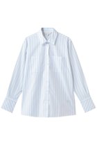 【ブルックス ブラザーズ/Brooks Brothers】のコットンポプリン リラックスフィット ダブルポケット ストライプシャツ ブルー|ID: prp329100004933094 ipo3291000000037241138