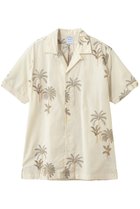 【ブルックス ブラザーズ/Brooks Brothers / MEN】の【MEN】コットン/リネン パームツリーエンブロイダリー オープンカラーシャツ Regular Fit ベージュ|ID: prp329100004933099 ipo3291000000037241149