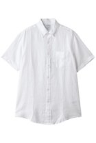 【ブルックス ブラザーズ/Brooks Brothers / MEN】の【MEN】アイリッシュリネン ショートスリーブ スポーツシャツ Regular Fit ホワイト|ID: prp329100004933105 ipo3291000000037241172