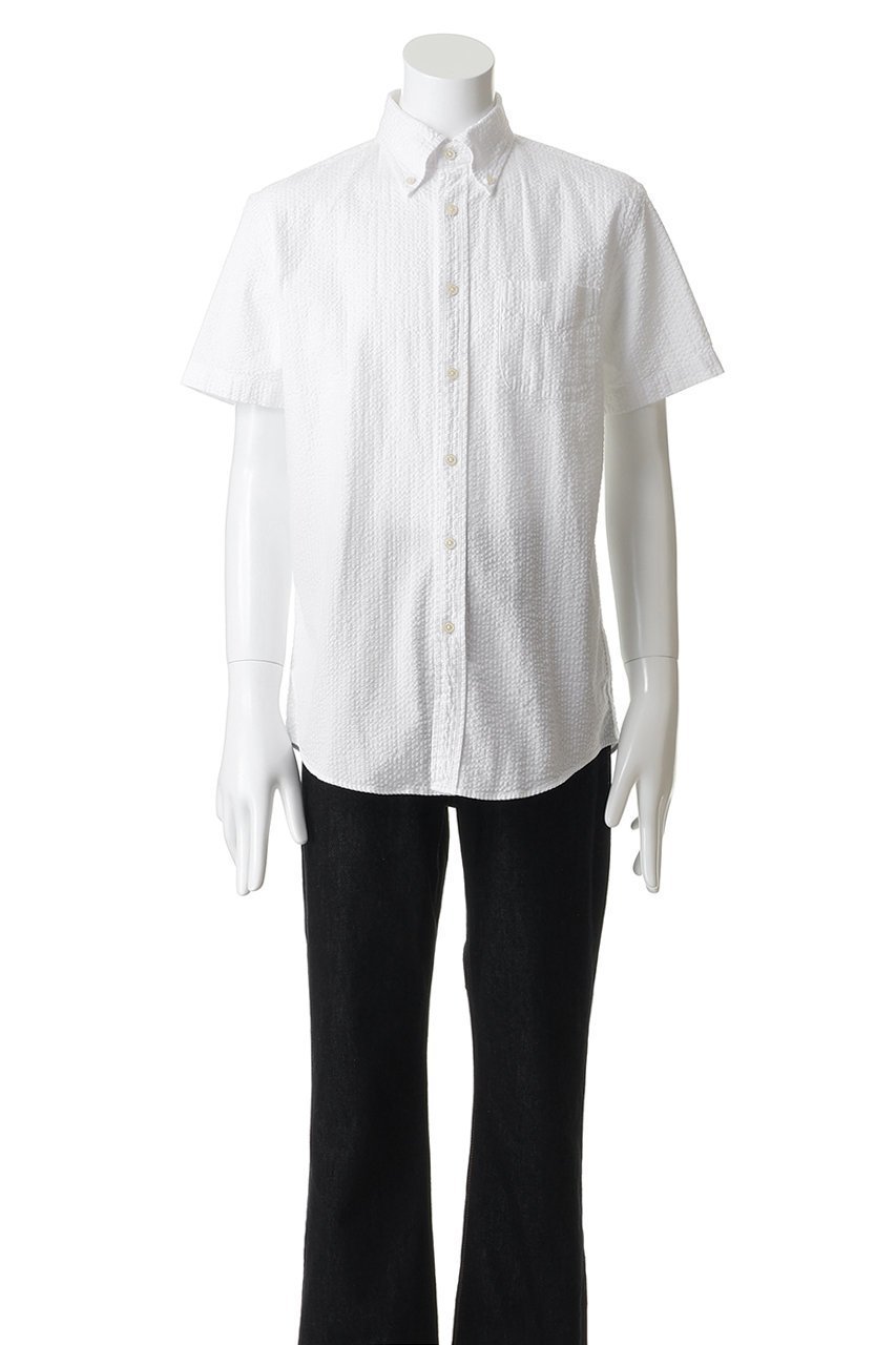 【ブルックス ブラザーズ/Brooks Brothers / MEN】の【MEN】ストレッチコットン シアサッカー ショートスリーブ カジュアルシャツ Regular Fit 人気、トレンドファッション・服の通販 founy(ファニー) 　ファッション　Fashion　メンズファッション　Fashion for Men　ショート　Short, Short Length　スタイリッシュ　Stylish, Fashionable　ストレッチ　Stretch, Stretchy Fabric　スポーツ　Sports, Activewear　スリーブ　Sleeve, Long Sleeve / Short Sleeve　センター　Center, Center Line　タンク　Tank Top, Sleeveless Top　ダウン　Down, Puffer　フィット　Fit, Slim Fit　プリーツ　Pleats, Pleated　ボックス　Boxy, Box Shape　ポケット　Pocket, Pocket Detail　レギュラー　Regular, Standard Fit　半袖　Short Sleeve, Half Sleeve　夏　Summer　定番　Standard, Basic Item　新作・新入荷　New Arrivals / New In　羽織　Haori, Light Jacket　other-2|ID: prp329100004933107 ipo3291000000037027192