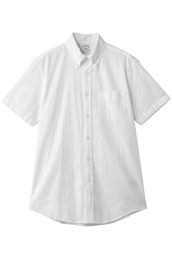【ブルックス ブラザーズ/Brooks Brothers / MEN】の【MEN】ストレッチコットン シアサッカー ショートスリーブ カジュアルシャツ Regular Fit インテリア・キッズ・メンズ・レディースファッション・服の通販 founy(ファウニー) https://founy.com/ ファッション Fashion メンズファッション Fashion for Men ショート Short, Short Length スタイリッシュ Stylish, Fashionable ストレッチ Stretch, Stretchy Fabric スポーツ Sports, Activewear スリーブ Sleeve, Long Sleeve / Short Sleeve センター Center, Center Line タンク Tank Top, Sleeveless Top ダウン Down, Puffer フィット Fit, Slim Fit プリーツ Pleats, Pleated ボックス Boxy, Box Shape ポケット Pocket, Pocket Detail レギュラー Regular, Standard Fit 半袖 Short Sleeve, Half Sleeve 夏 Summer 定番 Standard, Basic Item 新作・新入荷 New Arrivals / New In 羽織 Haori, Light Jacket |ID: prp329100004933107 ipo3291000000037241189