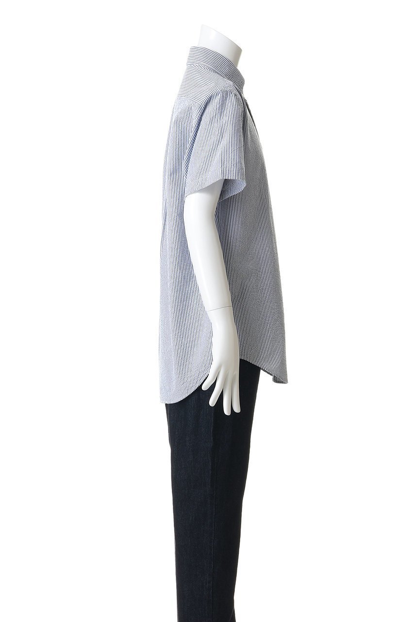 【ブルックス ブラザーズ/Brooks Brothers / MEN】の【MEN】 オンラインストア限定 コットン ビッグGFロゴ シアサッカー ショートスリーブ カジュアルシャツ Traditional Fit 人気、トレンドファッション・服の通販 founy(ファニー) 　ファッション　Fashion　メンズファッション　Fashion for Men　ショート　Short, Short Length　スポーツ　Sports, Activewear　スリーブ　Sleeve, Long Sleeve / Short Sleeve　センター　Center, Center Line　ダウン　Down, Puffer　ビッグ　Big, Oversized　フィット　Fit, Slim Fit　プリーツ　Pleats, Pleated　ボックス　Boxy, Box Shape　ポケット　Pocket, Pocket Detail　半袖　Short Sleeve, Half Sleeve　夏　Summer　新作・新入荷　New Arrivals / New In　other-3|ID: prp329100004933109 ipo3291000000037027201