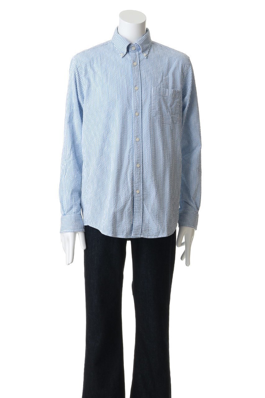 【ブルックス ブラザーズ/Brooks Brothers / MEN】の【MEN】ストレッチコットン シアサッカー ストライプ カジュアルシャツ Regular Fit 人気、トレンドファッション・服の通販 founy(ファニー) 　ファッション　Fashion　メンズファッション　Fashion for Men　ストライプ　Stripe, Striped Pattern　ストレッチ　Stretch, Stretchy Fabric　スポーツ　Sports, Activewear　スリーブ　Sleeve, Long Sleeve / Short Sleeve　センター　Center, Center Line　ダウン　Down, Puffer　ダブル　Double, Double-Breasted　長袖　Long Sleeve, Full Sleeve　フィット　Fit, Slim Fit　プリーツ　Pleats, Pleated　ボックス　Boxy, Box Shape　ポケット　Pocket, Pocket Detail　レギュラー　Regular, Standard Fit　ロング　Long, Long-Length　夏　Summer　新作・新入荷　New Arrivals / New In　other-2|ID: prp329100004933116 ipo3291000000037027240