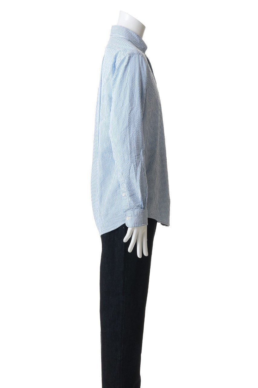 【ブルックス ブラザーズ/Brooks Brothers / MEN】の【MEN】ストレッチコットン シアサッカー ストライプ カジュアルシャツ Regular Fit 人気、トレンドファッション・服の通販 founy(ファニー) 　ファッション　Fashion　メンズファッション　Fashion for Men　ストライプ　Stripe, Striped Pattern　ストレッチ　Stretch, Stretchy Fabric　スポーツ　Sports, Activewear　スリーブ　Sleeve, Long Sleeve / Short Sleeve　センター　Center, Center Line　ダウン　Down, Puffer　ダブル　Double, Double-Breasted　長袖　Long Sleeve, Full Sleeve　フィット　Fit, Slim Fit　プリーツ　Pleats, Pleated　ボックス　Boxy, Box Shape　ポケット　Pocket, Pocket Detail　レギュラー　Regular, Standard Fit　ロング　Long, Long-Length　夏　Summer　新作・新入荷　New Arrivals / New In　other-3|ID: prp329100004933116 ipo3291000000037027241