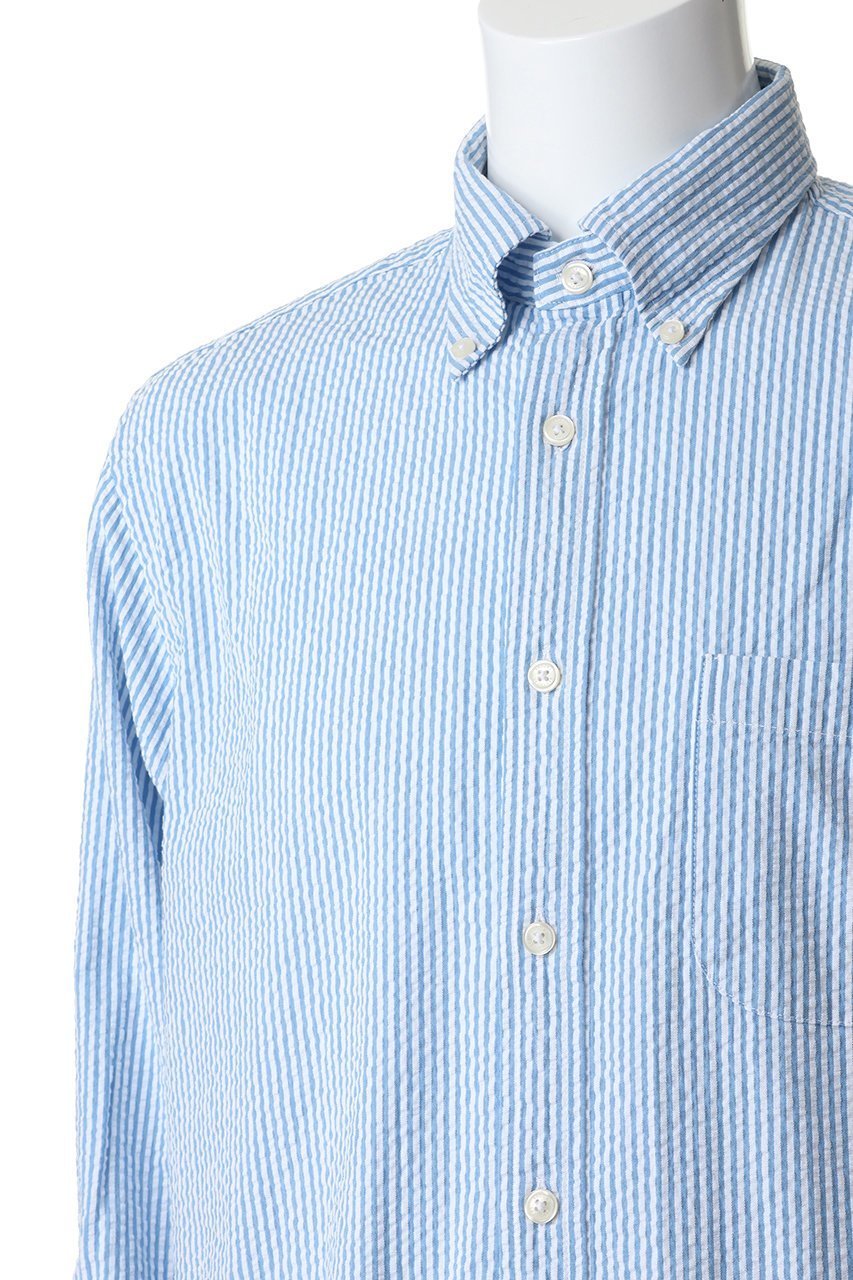 【ブルックス ブラザーズ/Brooks Brothers / MEN】の【MEN】ストレッチコットン シアサッカー ストライプ カジュアルシャツ Regular Fit 人気、トレンドファッション・服の通販 founy(ファニー) 　ファッション　Fashion　メンズファッション　Fashion for Men　ストライプ　Stripe, Striped Pattern　ストレッチ　Stretch, Stretchy Fabric　スポーツ　Sports, Activewear　スリーブ　Sleeve, Long Sleeve / Short Sleeve　センター　Center, Center Line　ダウン　Down, Puffer　ダブル　Double, Double-Breasted　長袖　Long Sleeve, Full Sleeve　フィット　Fit, Slim Fit　プリーツ　Pleats, Pleated　ボックス　Boxy, Box Shape　ポケット　Pocket, Pocket Detail　レギュラー　Regular, Standard Fit　ロング　Long, Long-Length　夏　Summer　新作・新入荷　New Arrivals / New In　other-5|ID: prp329100004933116 ipo3291000000037027243