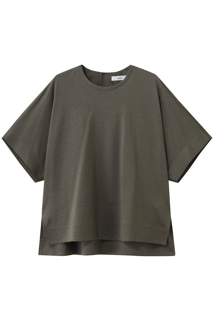 【エブール/ebure】のソフトドレープ Tブラウス インテリア・キッズ・メンズ・レディースファッション・服の通販 founy(ファニー) https://founy.com/ ファッション Fashion レディースファッション Fashion for Women トップス・カットソー Cut & Sew Tops シャツ・ブラウス・オフィスカジュアル Elegant Blouses & Button-Ups おすすめ Recommended / Our Picks なめらか Smooth, Silky Texture カットソー Cut and Sewn Top ショート Short, Short Length スリーブ Sleeve, Long Sleeve / Short Sleeve ドレープ Drape, Draping Fabric マニッシュ Mannish, Boyish ヨーク Yoke, Yoke Design エレガント 上品 Elegant 新作・新入荷 New Arrivals / New In |ID: prp329100004933124 ipo3291000000037027275