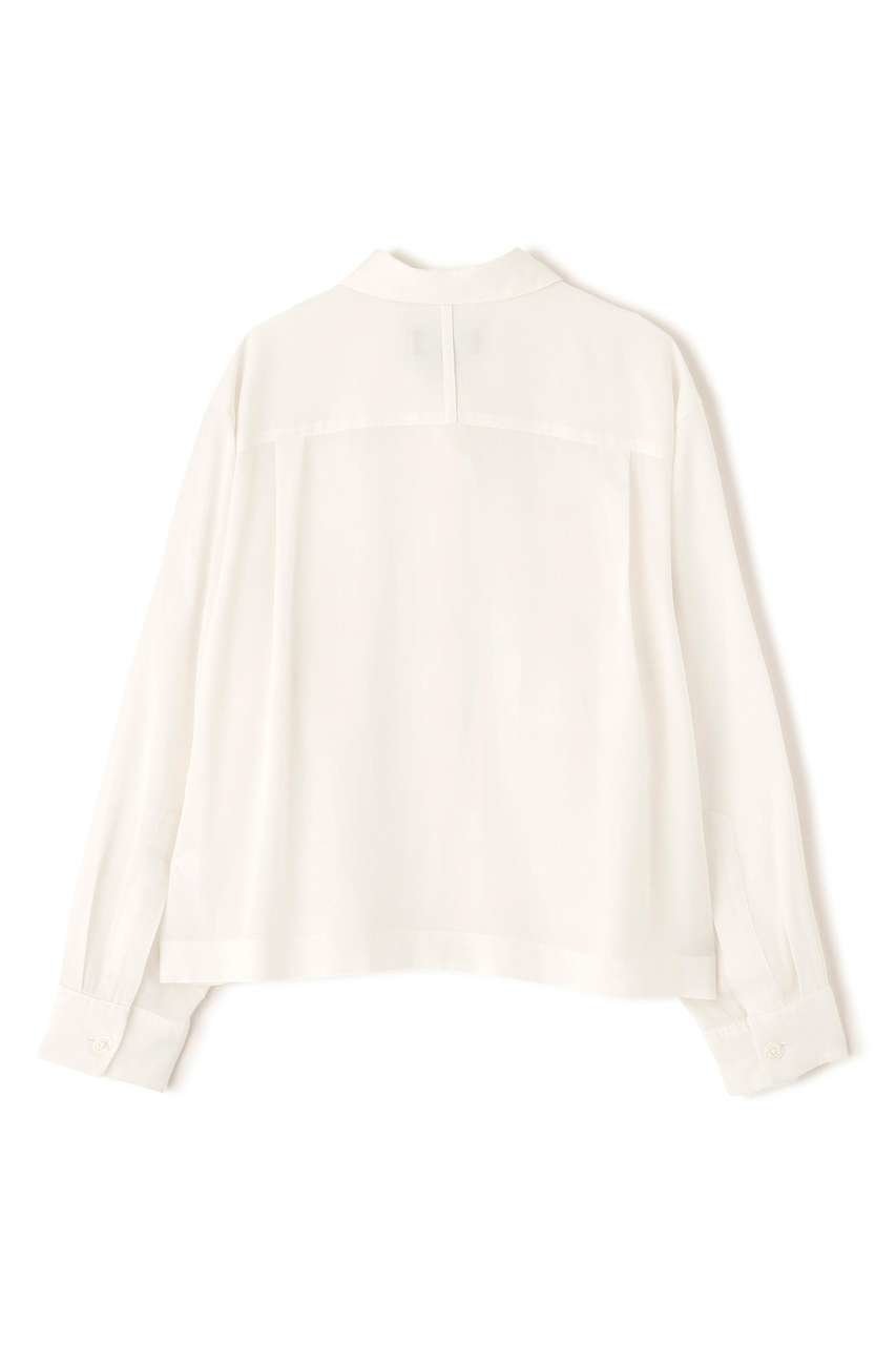 【マーガレットハウエル/MARGARET HOWELL】のCUPRA VOILE PANAMA SHIRT 人気、トレンドファッション・服の通販 founy(ファニー) 　ファッション　Fashion　レディースファッション　Fashion for Women　トップス・カットソー　Cut & Sew Tops　シャツ・ブラウス・オフィスカジュアル　Elegant Blouses & Button-Ups　スクエア　Square, Square Shape　スリーブ　Sleeve, Long Sleeve / Short Sleeve　マニッシュ　Mannish, Boyish　リネン　Linen, Linen Fabric　ロング　Long, Long-Length　定番　Standard, Basic Item　other-5|ID: prp329100004933126 ipo3291000000037027297