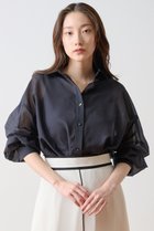 【ティアラ/Tiara】のビッグシャツ ネイビー|ID:prp329100004933128