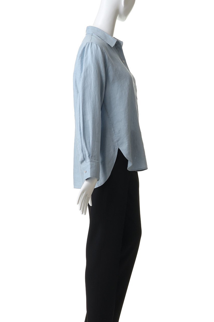 【ティアラ/Tiara】のリネンブラウス 人気、トレンドファッション・服の通販 founy(ファニー) 　ファッション　Fashion　レディースファッション　Fashion for Women　トップス・カットソー　Cut & Sew Tops　シャツ・ブラウス・オフィスカジュアル　Elegant Blouses & Button-Ups　シンプル　Simple, Minimal　スリーブ　Sleeve, Long Sleeve / Short Sleeve　リネン　Linen, Linen Fabric　ロング　Long, Long-Length　夏　Summer　新作・新入荷　New Arrivals / New In　春　Spring　S/S・春夏　SS, Spring/Summer, Warm Season　other-3|ID: prp329100004933131 ipo3291000000037027318