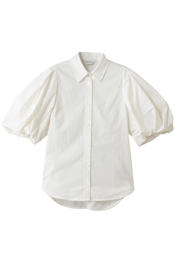 【フォルフォルモ/FORFORMO】のTuck Puff Sleeve Shirt インテリア・キッズ・メンズ・レディースファッション・服の通販 founy(ファウニー) https://founy.com/ ファッション Fashion レディースファッション Fashion for Women トップス・カットソー Cut & Sew Tops シャツ・ブラウス・オフィスカジュアル Elegant Blouses & Button-Ups ショート Short, Short Length スリーブ Sleeve, Long Sleeve / Short Sleeve センター Center, Center Line バルーン Balloon, Balloon Silhouette ボトム Bottoms, Lower Wear マニッシュ Mannish, Boyish エレガント 上品 Elegant |ID: prp329100004933133 ipo3291000000037027323