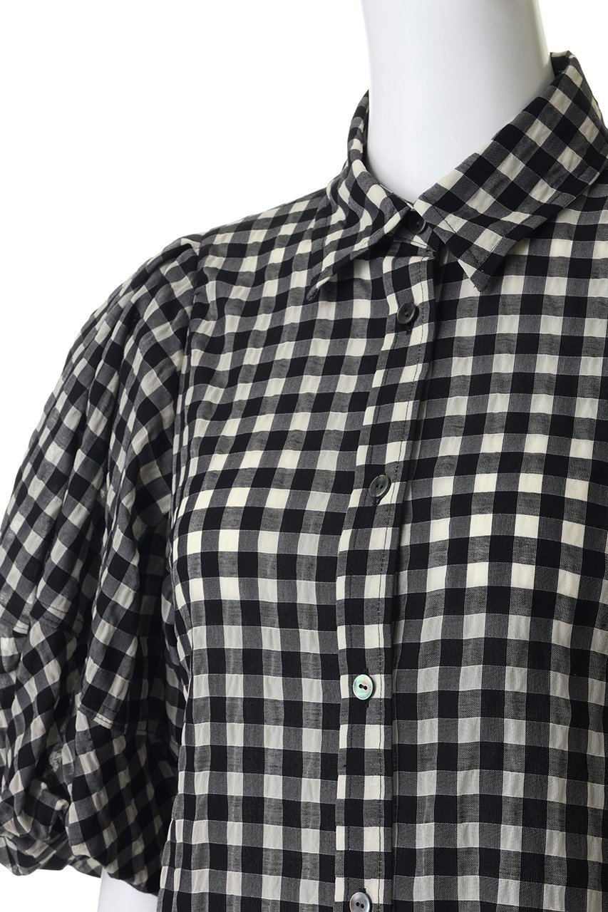 【フォルフォルモ/FORFORMO】のTuck Puff Sleeve Shirt 人気、トレンドファッション・服の通販 founy(ファニー) 　ファッション　Fashion　レディースファッション　Fashion for Women　トップス・カットソー　Cut & Sew Tops　シャツ・ブラウス・オフィスカジュアル　Elegant Blouses & Button-Ups　ショート　Short, Short Length　スリーブ　Sleeve, Long Sleeve / Short Sleeve　センター　Center, Center Line　バルーン　Balloon, Balloon Silhouette　ボトム　Bottoms, Lower Wear　マニッシュ　Mannish, Boyish　エレガント 上品　Elegant　新作・新入荷　New Arrivals / New In　other-5|ID: prp329100004933133 ipo3291000000037027336