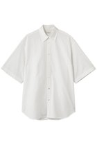 【ブラミンク/BLAMINK】のコットンショートスリーブシャツ 人気、トレンドファッション・服の通販 founy(ファニー) ファッション Fashion レディースファッション Fashion for Women トップス・カットソー Cut & Sew Tops シャツ・ブラウス・オフィスカジュアル Elegant Blouses & Button-Ups シェイプ Shape, Slim Fit ショート Short, Short Length スリーブ Sleeve, Long Sleeve / Short Sleeve 新作・新入荷 New Arrivals / New In thumbnail ホワイト|ID: prp329100004933137 ipo3291000000037027350