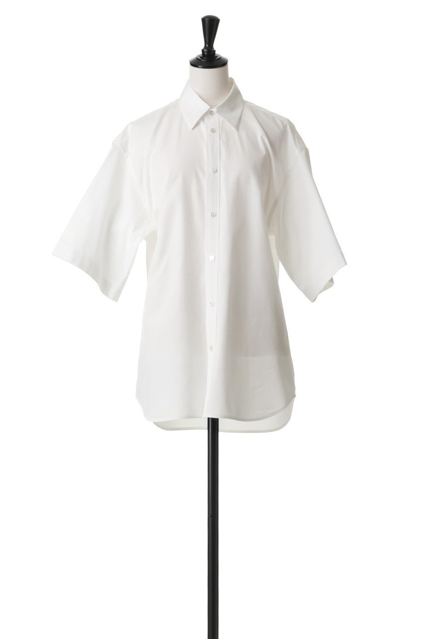 【ブラミンク/BLAMINK】のコットンショートスリーブシャツ 人気、トレンドファッション・服の通販 founy(ファニー) 　ファッション　Fashion　レディースファッション　Fashion for Women　トップス・カットソー　Cut & Sew Tops　シャツ・ブラウス・オフィスカジュアル　Elegant Blouses & Button-Ups　シェイプ　Shape, Slim Fit　ショート　Short, Short Length　スリーブ　Sleeve, Long Sleeve / Short Sleeve　新作・新入荷　New Arrivals / New In　other-2|ID: prp329100004933137 ipo3291000000037027352