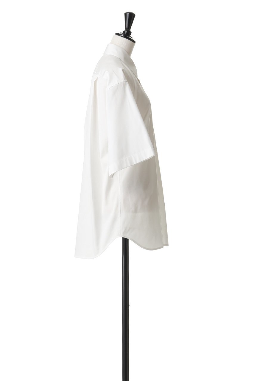 【ブラミンク/BLAMINK】のコットンショートスリーブシャツ 人気、トレンドファッション・服の通販 founy(ファニー) 　ファッション　Fashion　レディースファッション　Fashion for Women　トップス・カットソー　Cut & Sew Tops　シャツ・ブラウス・オフィスカジュアル　Elegant Blouses & Button-Ups　シェイプ　Shape, Slim Fit　ショート　Short, Short Length　スリーブ　Sleeve, Long Sleeve / Short Sleeve　新作・新入荷　New Arrivals / New In　other-3|ID: prp329100004933137 ipo3291000000037027353