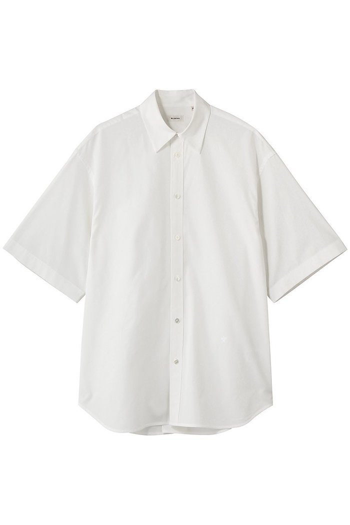 【ブラミンク/BLAMINK】のコットンショートスリーブシャツ インテリア・キッズ・メンズ・レディースファッション・服の通販 founy(ファウニー) https://founy.com/ ファッション Fashion レディースファッション Fashion for Women トップス・カットソー Cut & Sew Tops シャツ・ブラウス・オフィスカジュアル Elegant Blouses & Button-Ups シェイプ Shape, Slim Fit ショート Short, Short Length スリーブ Sleeve, Long Sleeve / Short Sleeve |ID: prp329100004933137 ipo3291000000037241241