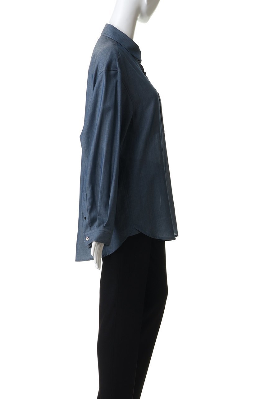 【メゾンスペシャル/MAISON SPECIAL】の【UNISEX】2.25oz Super Light シアーデニムシャツ 人気、トレンドファッション・服の通販 founy(ファニー) 　ファッション　Fashion　レディースファッション　Fashion for Women　トップス・カットソー　Cut & Sew Tops　シャツ・ブラウス・オフィスカジュアル　Elegant Blouses & Button-Ups　ユニセックス　Unisex, Genderless　シアー　Sheer, See-Through　シンプル　Simple, Minimal　スリーブ　Sleeve, Long Sleeve / Short Sleeve　デニム　Denim, Jeans Material　ロング　Long, Long-Length　夏　Summer　新作・新入荷　New Arrivals / New In　春　Spring　S/S・春夏　SS, Spring/Summer, Warm Season　other-3|ID: prp329100004933140 ipo3291000000037027373