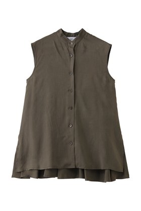 【プルミエ アロンディスモン/1er Arrondissement】のキュプラフィブリルノースリーブシャツ 人気、トレンドファッション・服の通販 founy(ファニー) ファッション Fashion レディースファッション Fashion for Women トップス・カットソー Cut & Sew Tops キャミソール&ノースリーブ Camisoles & Sleeveless Tops シャツ・ブラウス・オフィスカジュアル Elegant Blouses & Button-Ups キュプラ Cupro, Eco Fabric ギャザー Gathered, Ruffled ノースリーブ Sleeveless, No-Sleeve フロント Front, Front Design 夏 Summer 定番 Standard, Basic Item 新作・新入荷 New Arrivals / New In 春 Spring S/S・春夏 SS, Spring/Summer, Warm Season |ID:prp329100004933143