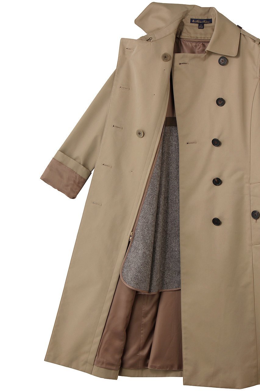 【ブルックス ブラザーズ/Brooks Brothers】のコットン/ポリエステル トレンチコート 人気、トレンドファッション・服の通販 founy(ファニー) 　ファッション　Fashion　レディースファッション　Fashion for Women　アウター　Coat / Outerwear Collection　コート・ロングコート・ピーコート　Long Coats, Peacoats & More　トレンチコート / 春秋の定番アウター　Trench Coats　ベーシック　Basic, Essential　ライナー　Liner, Inner Layer　ロング　Long, Long-Length　新作・新入荷　New Arrivals / New In　other-6|ID: prp329100004933152 ipo3291000000037027455