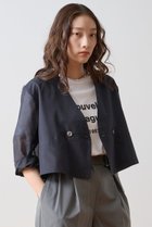 【ティアラ/Tiara】のショートジャケット ネイビー|ID: prp329100004933154 ipo3291000000037027461