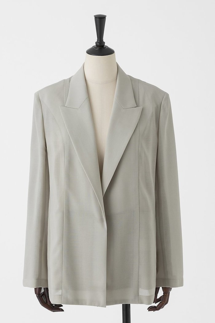 【オーヴィル/EAUVIRE】のシアーウールジャケット インテリア・キッズ・メンズ・レディースファッション・服の通販 founy(ファニー) https://founy.com/ ファッション Fashion レディースファッション Fashion for Women アウター Coat / Outerwear Collection レディースジャケット・軽アウター Jackets ジャケット Jacket, Outerwear 夏 Summer 新作・新入荷 New Arrivals / New In 軽量 Lightweight, Ultra Light |ID: prp329100004933158 ipo3291000000037027479