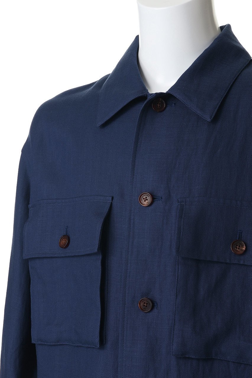 【ブルックス ブラザーズ/Brooks Brothers / MEN】の【MEN】リヨセル/リネン ヘリンボーン CPOシャツジャケット 人気、トレンドファッション・服の通販 founy(ファニー) 　ファッション　Fashion　メンズファッション　Fashion for Men　春　Spring　ショーツ　Shorts, Short Pants　ジャケット　Jacket, Outerwear　スリット　Slit, Slit Detail　セットアップ　Set-Up, Coordinated Outfit　セーター　Sweater, Knitwear　ドレープ　Drape, Draping Fabric　定番　Standard, Basic Item　長袖　Long Sleeve, Full Sleeve　バランス　Balance, Style Balance　フィット　Fit, Slim Fit　フラップ　Flap, Flap Pocket　プリーツ　Pleats, Pleated　ボックス　Boxy, Box Shape　ポケット　Pocket, Pocket Detail　ミリタリー　Military, Army Style　リネン　Linen, Linen Fabric　リラックス　Relax, Relaxed Fit　S/S・春夏　SS, Spring/Summer, Warm Season　夏　Summer　エレガント 上品　Elegant　新作・新入荷　New Arrivals / New In　other-5|ID: prp329100004933165 ipo3291000000037027542