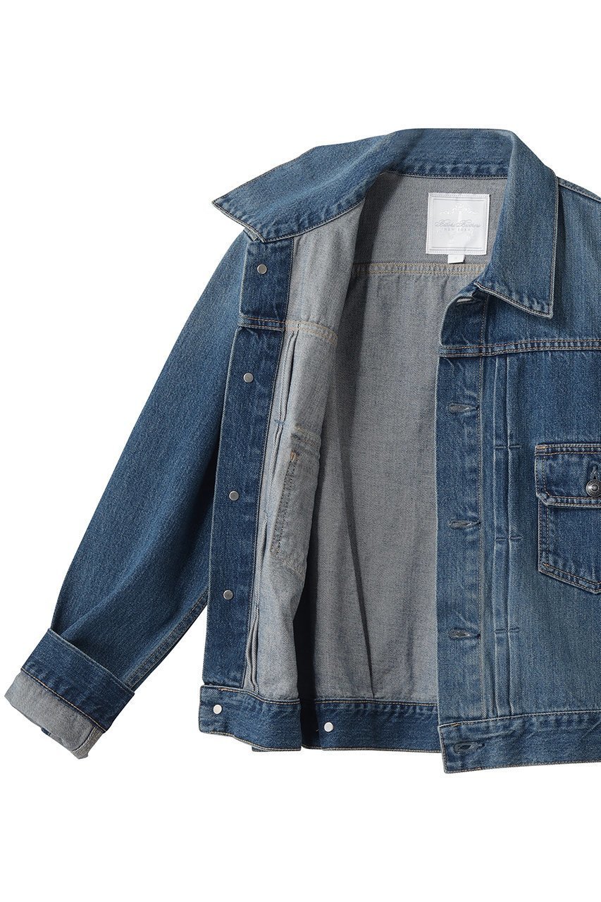 【ブルックス ブラザーズ/Brooks Brothers】のコットンデニム ウォッシュド トラッカージャケット 人気、トレンドファッション・服の通販 founy(ファニー) 　ファッション　Fashion　レディースファッション　Fashion for Women　アウター　Coat / Outerwear Collection　レディースジャケット・軽アウター　Jackets　インナー　Innerwear　クラシック　Classic, Timeless Style　ジャケット　Jacket, Outerwear　デニム　Denim, Jeans Material　フィット　Fit, Slim Fit　プリーツ　Pleats, Pleated　ベスト　Vest, Waistcoat　定番　Standard, Basic Item　新作・新入荷　New Arrivals / New In　other-6|ID: prp329100004933168 ipo3291000000037027557