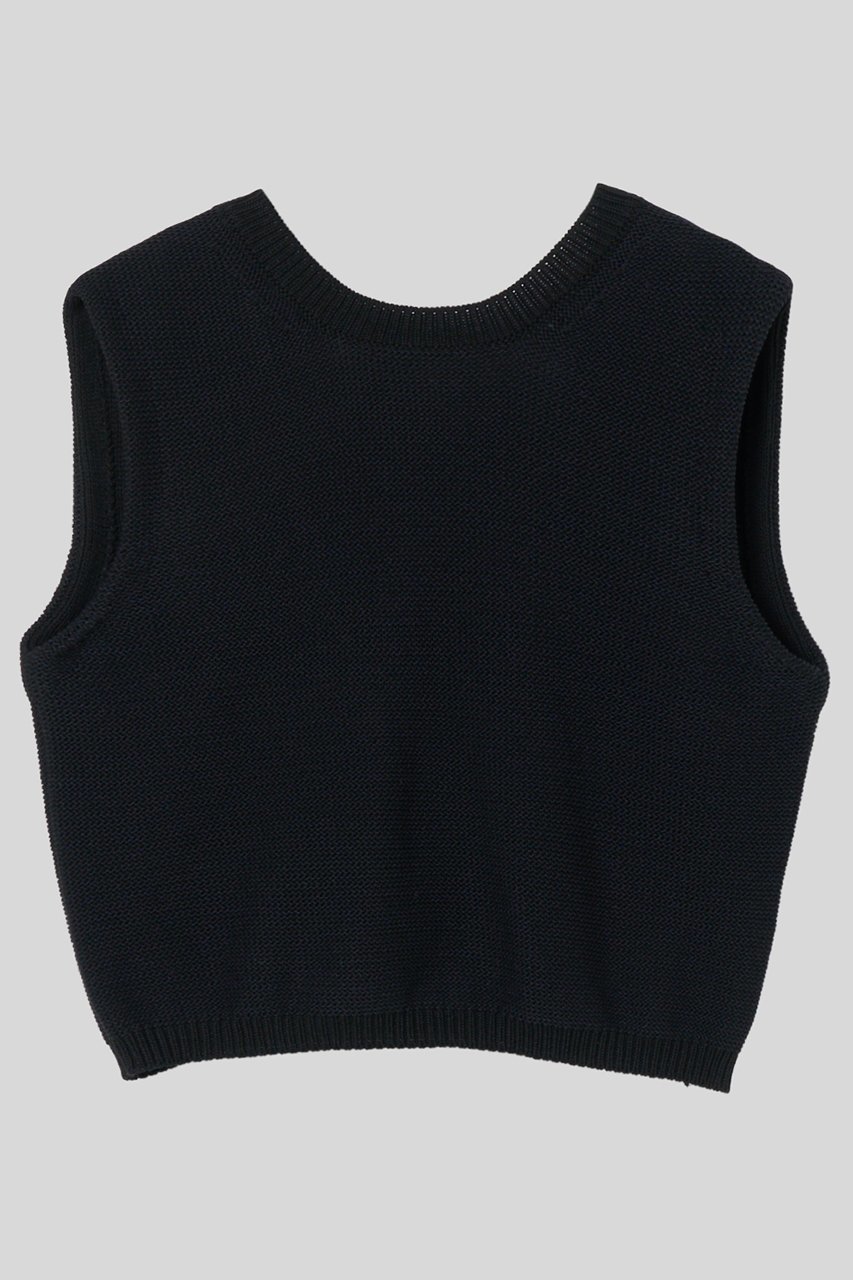 【イロット/IIROT】のcotton knit トップス インテリア・キッズ・メンズ・レディースファッション・服の通販 founy(ファニー) 　ファッション　Fashion　レディースファッション　Fashion for Women　トップス・カットソー　Cut & Sew Tops　ニット　Knit Tops & Sweaters　カジュアルプルオーバー・ニットトップス　Pullovers & Knit Tops / Casual Pullovers　インナー　Innerwear　コンパクト　Compact, Small Size　シンプル　Simple, Minimal　新作・新入荷　New Arrivals / New In　ダークネイビー|ID: prp329100004933175 ipo3291000000037027598