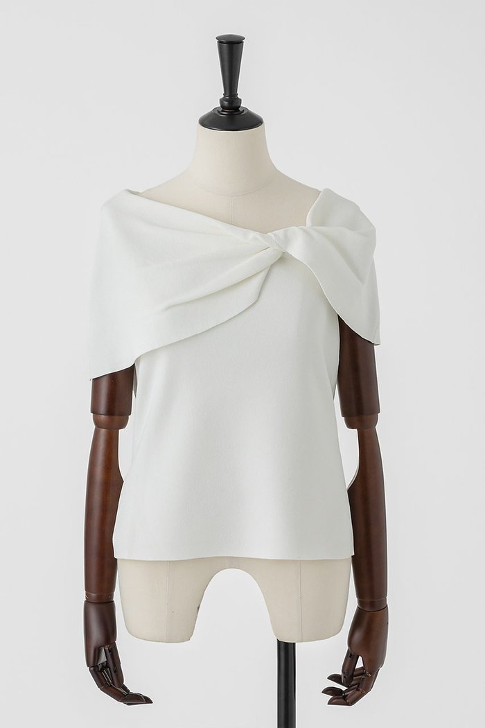 【オーヴィル/EAUVIRE】のツイストケーププルオーバー インテリア・キッズ・メンズ・レディースファッション・服の通販 founy(ファニー) https://founy.com/ ファッション Fashion レディースファッション Fashion for Women トップス・カットソー Cut & Sew Tops ニット Knit Tops & Sweaters カジュアルプルオーバー・ニットトップス Pullovers & Knit Tops / Casual Pullovers なめらか Smooth, Silky Texture コンパクト Compact, Small Size ストレッチ Stretch, Stretchy Fabric ツイスト Tweed, Tweed Fabric ミックス Mix, Mixed Style 新作・新入荷 New Arrivals / New In 日本製 Made In Japan |ID: prp329100004933178 ipo3291000000037027608