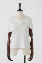 【オーヴィル/EAUVIRE】のツイストケーププルオーバー 人気、トレンドファッション・服の通販 founy(ファニー) ファッション Fashion レディースファッション Fashion for Women トップス・カットソー Cut & Sew Tops ニット Knit Tops & Sweaters カジュアルプルオーバー・ニットトップス Pullovers & Knit Tops / Casual Pullovers なめらか Smooth, Silky Texture コンパクト Compact, Small Size ストレッチ Stretch, Stretchy Fabric ツイスト Tweed, Tweed Fabric ミックス Mix, Mixed Style 新作・新入荷 New Arrivals / New In 日本製 Made In Japan thumbnail ホワイト|ID: prp329100004933178 ipo3291000000037027610