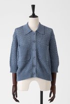 【オーヴィル/EAUVIRE】のリネンポロカーディガン 人気、トレンドファッション・服の通販 founy(ファニー) ファッション Fashion レディースファッション Fashion for Women トップス・カットソー Cut & Sew Tops ニット Knit Tops & Sweaters カーディガン・羽織り Layered Style Cardigans おすすめ Recommended / Our Picks イタリア Italy カーディガン Cardigan, Knitwear デニム Denim, Jeans Material バスケット Basket, Basket Bag ポケット Pocket, Pocket Detail リネン Linen, Linen Fabric 夏 Summer 新作・新入荷 New Arrivals / New In 羽織 Haori, Light Jacket 透かし Cut-Out, Lacework thumbnail ブルー|ID: prp329100004933180 ipo3291000000037027627