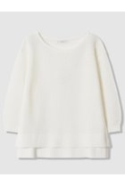 【アナイ/ANAYI】のトラフォラートミドル丈 プルオーバー 人気、トレンドファッション・服の通販 founy(ファニー) ファッション Fashion レディースファッション Fashion for Women トップス・カットソー Cut & Sew Tops ニット Knit Tops & Sweaters カジュアルプルオーバー・ニットトップス Pullovers & Knit Tops / Casual Pullovers イタリア Italy シンプル Simple, Minimal スパンコール Sequins, Sequin Embellishment スリット Slit, Slit Detail フェミニン Feminine, Girly フロント Front, Front Design ミドル Middle Length, Mid Height リラックス Relax, Relaxed Fit エレガント 上品 Elegant 新作・新入荷 New Arrivals / New In 透かし Cut-Out, Lacework thumbnail オフホワイト|ID: prp329100004933182 ipo3291000000037027643