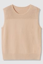 【アナイ/ANAYI】の【セットアップ対応商品】トラフォラートノースリーブ 人気、トレンドファッション・服の通販 founy(ファニー) ファッション Fashion レディースファッション Fashion for Women トップス・カットソー Cut & Sew Tops ニット Knit Tops & Sweaters キャミソール&ノースリーブ Camisoles & Sleeveless Tops カジュアルプルオーバー・ニットトップス Pullovers & Knit Tops / Casual Pullovers アンサンブル Ensemble Set イタリア Italy カーディガン Cardigan, Knitwear シンプル Simple, Minimal スパンコール Sequins, Sequin Embellishment セットアップ Set-Up, Coordinated Outfit 透かし Cut-Out, Lacework デコルテ Décolleté, Neckline 半袖 Short Sleeve, Half Sleeve おすすめ Recommended / Our Picks エレガント 上品 Elegant 新作・新入荷 New Arrivals / New In thumbnail ベージュ|ID: prp329100004933185 ipo3291000000037027662