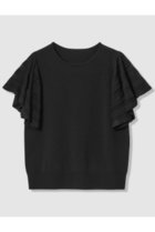 【アナイ/ANAYI】のシアーフレアスリーブ プルオーバー 人気、トレンドファッション・服の通販 founy(ファニー) ファッション Fashion レディースファッション Fashion for Women トップス・カットソー Cut & Sew Tops ニット Knit Tops & Sweaters カジュアルプルオーバー・ニットトップス Pullovers & Knit Tops / Casual Pullovers シアー Sheer, See-Through フェミニン Feminine, Girly フレア Flare, Flared 夏 Summer 新作・新入荷 New Arrivals / New In thumbnail ブラック|ID: prp329100004933189 ipo3291000000037027702