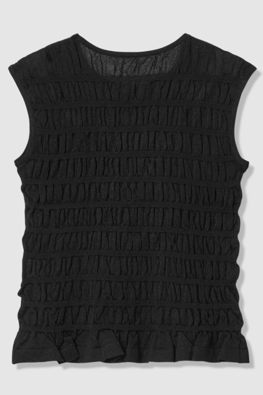 【アナイ/ANAYI】のシャーリング プルオーバー 人気、トレンドファッション・服の通販 founy(ファニー) 　ファッション　Fashion　レディースファッション　Fashion for Women　トップス・カットソー　Cut & Sew Tops　ニット　Knit Tops & Sweaters　カジュアルプルオーバー・ニットトップス　Pullovers & Knit Tops / Casual Pullovers　おすすめ　Recommended / Our Picks　インナー　Innerwear　ギャザー　Gathered, Ruffled　シャーリング　Shirring, Ruched　シンプル　Simple, Minimal　ジャケット　Jacket, Outerwear　ストレッチ　Stretch, Stretchy Fabric　タンク　Tank Top, Sleeveless Top　ノースリーブ　Sleeveless, No-Sleeve　新作・新入荷　New Arrivals / New In　other-2|ID: prp329100004933192 ipo3291000000037027725