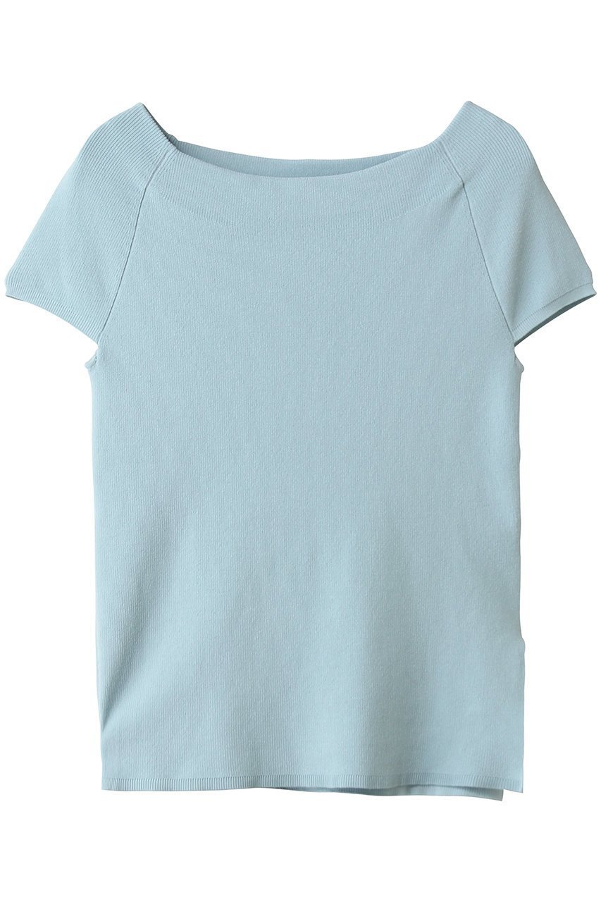 【アルアバイル/allureville】の2WAY NCショートスリーブプルオーバー インテリア・キッズ・メンズ・レディースファッション・服の通販 founy(ファニー) 　ファッション　Fashion　レディースファッション　Fashion for Women　トップス・カットソー　Cut & Sew Tops　ニット　Knit Tops & Sweaters　カジュアルプルオーバー・ニットトップス　Pullovers & Knit Tops / Casual Pullovers　おすすめ　Recommended / Our Picks　イエロー　Yellow　インナー　Innerwear　ジャケット　Jacket, Outerwear　定番　Standard, Basic Item　新作・新入荷　New Arrivals / New In　ライトブルー|ID: prp329100004933193 ipo3291000000037027737