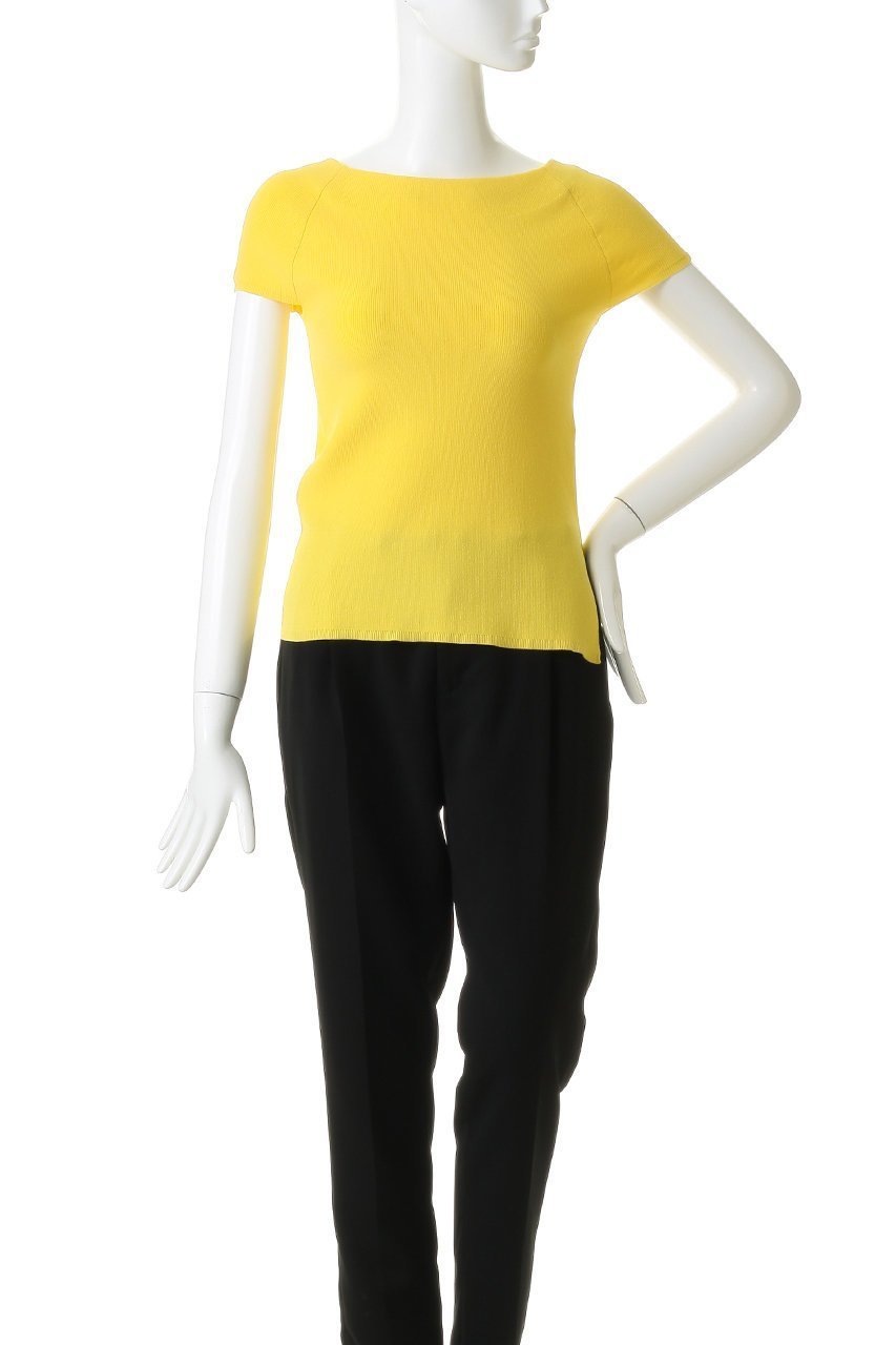 【アルアバイル/allureville】の2WAY NCショートスリーブプルオーバー 人気、トレンドファッション・服の通販 founy(ファニー) 　ファッション　Fashion　レディースファッション　Fashion for Women　トップス・カットソー　Cut & Sew Tops　ニット　Knit Tops & Sweaters　カジュアルプルオーバー・ニットトップス　Pullovers & Knit Tops / Casual Pullovers　おすすめ　Recommended / Our Picks　イエロー　Yellow　インナー　Innerwear　ジャケット　Jacket, Outerwear　定番　Standard, Basic Item　新作・新入荷　New Arrivals / New In　other-2|ID: prp329100004933193 ipo3291000000037027741